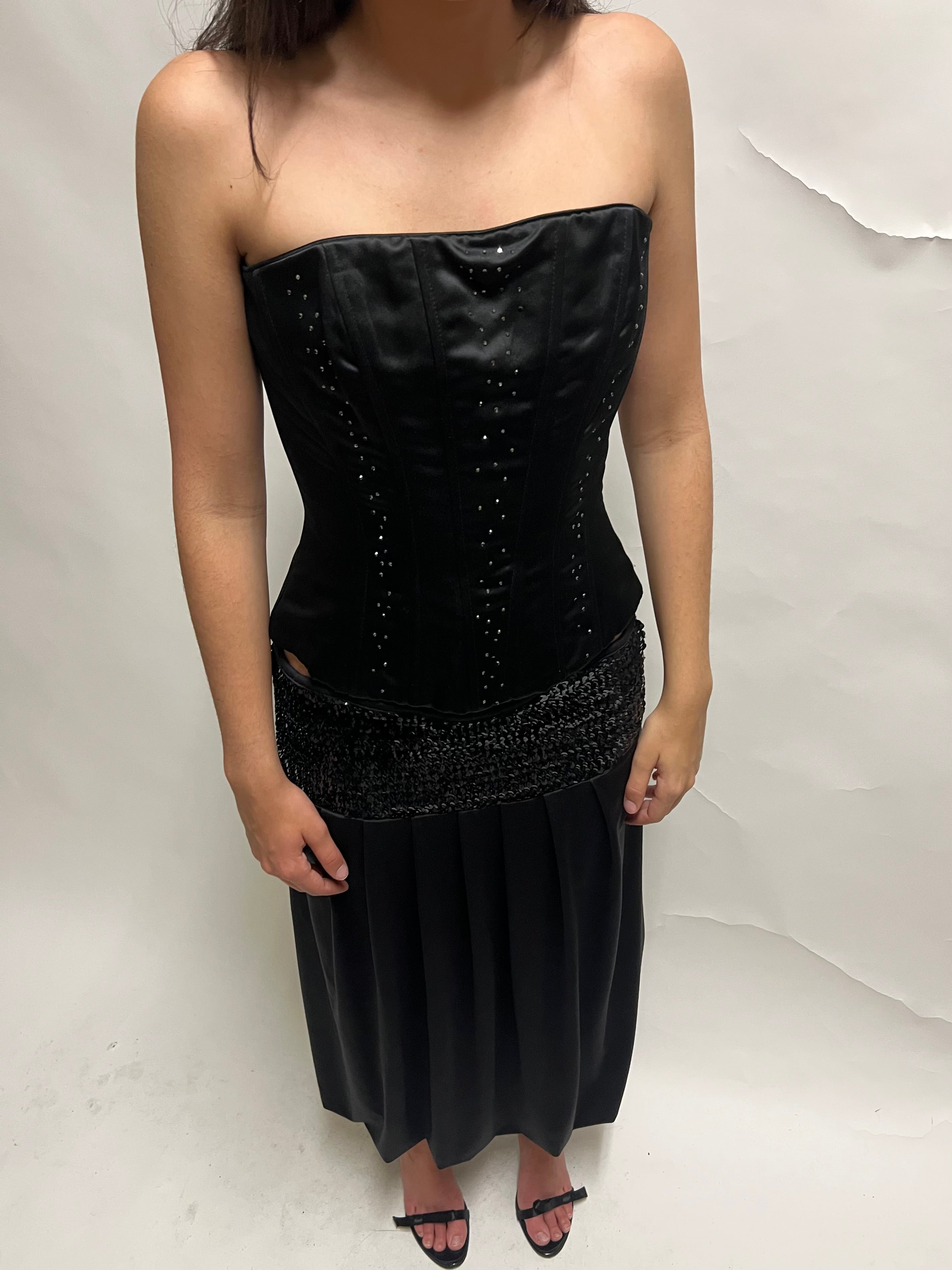 Jessica McClintock corset top