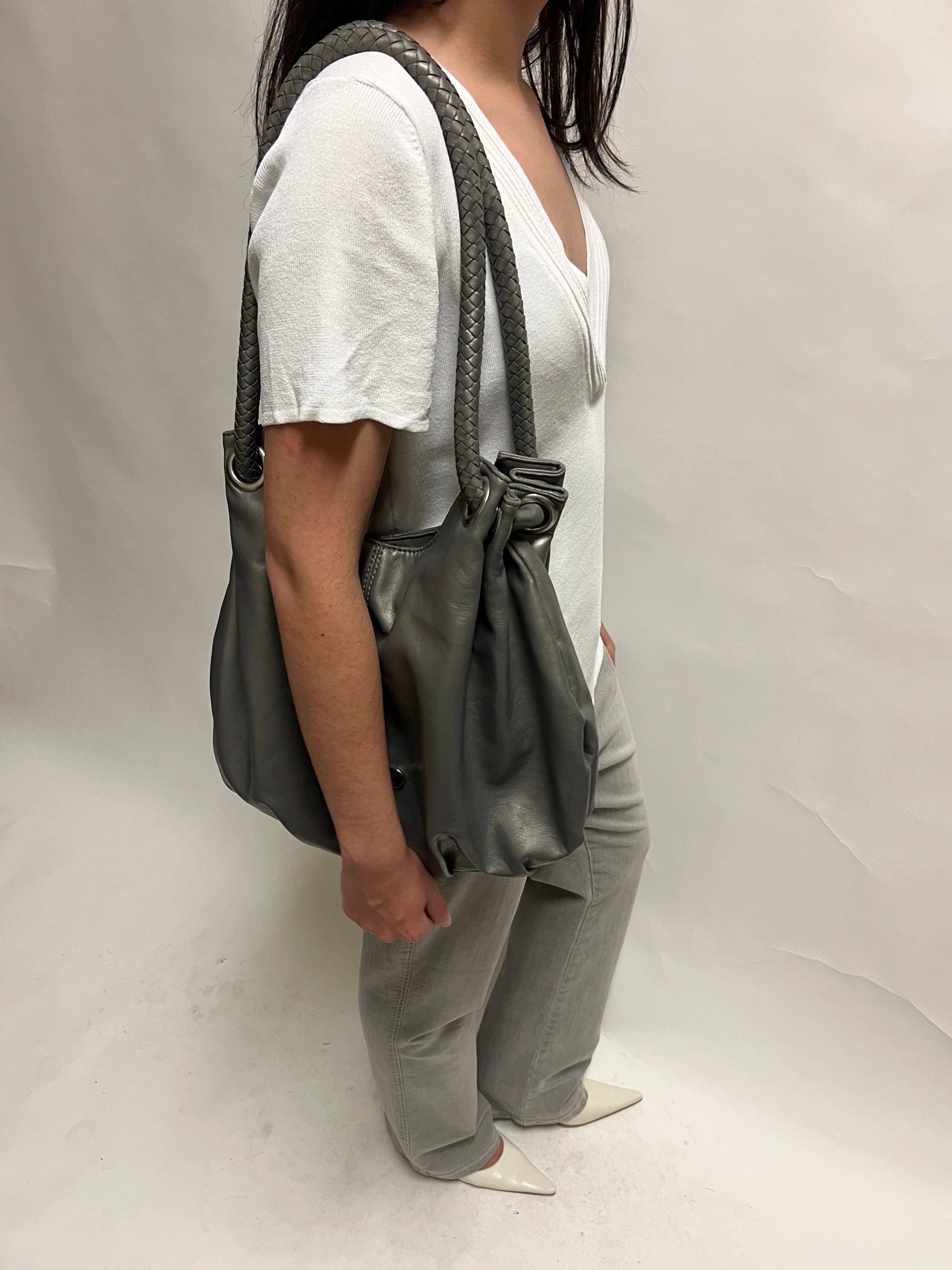 Nine West braided shoulder bag